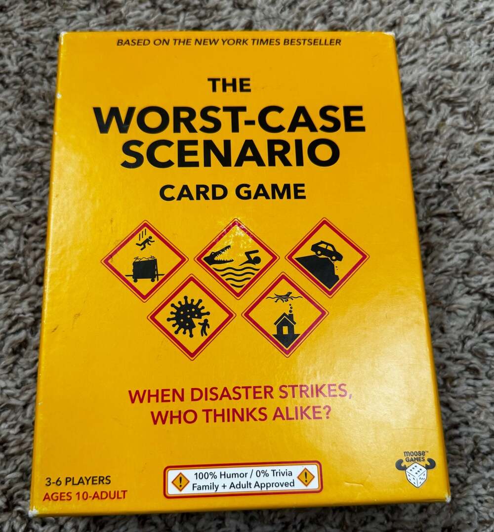 Moose Games The Worst-Case Scenario Card Game COMPLETE